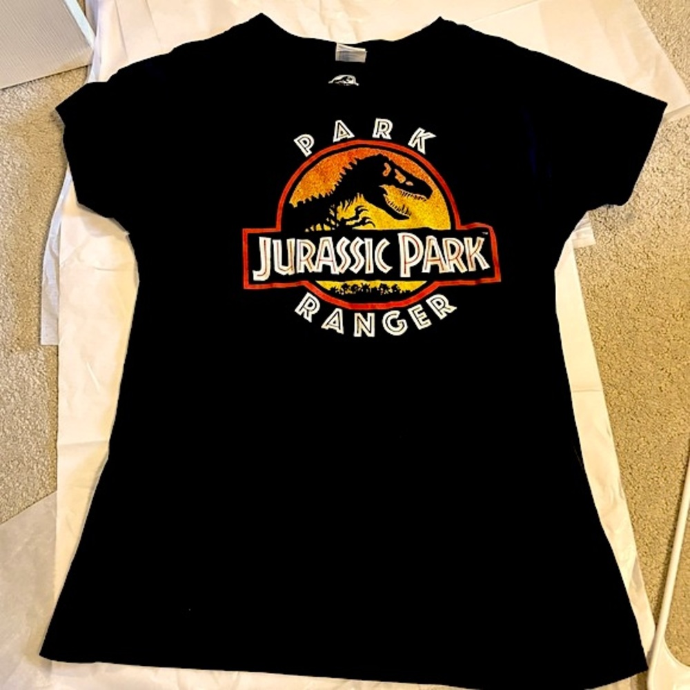Jurassic Park Misses T shirt Black Medium